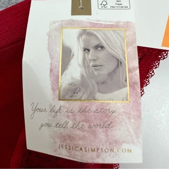 Jessica Simpson Women’s Pantie Small Pkg/5 Ultra Flirty Bikini Fit Multi Colors - Picture 4 of 9